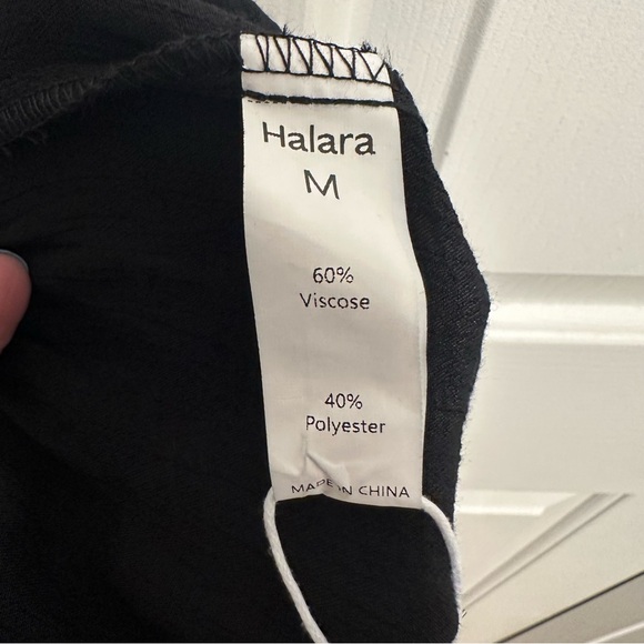 Halara Black Spaghetti Strap Backless Lace Up Side Pocket Resort Jumpsuit Size M - Picture 6 of 8